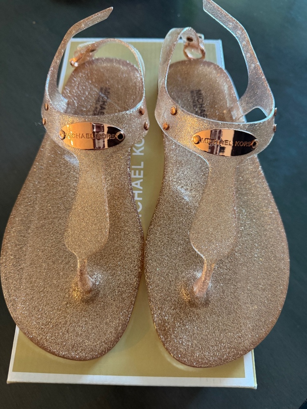 Mk jelly sandals